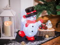 Dekorácia MagicHome Vianoce, Snehuliak, 30 LED, studená biela, akryl, IP44, exteriér, 22x14x30 cm, 1, náradie