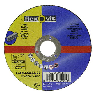 Kotúč flexOvit 20431 125x2,0 A24R-BF41 oceľ