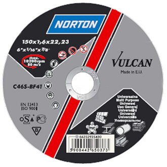 Kotúč NORTON Vulcan A 400x4,0x32 A30S-BF41, Steel-Inox