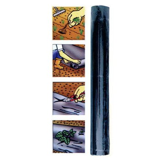 Fólia Garden C3202 1,2x25 m, 20 g/m2, čierna