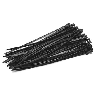 Strend Pro CT66BL, Páska sťahovacia120x2,5 mm, 50 ks, čierna, nylon, viazacia
