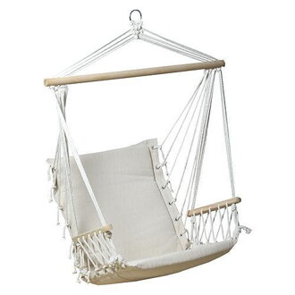 ST Leisure Equipment Kreslo CRAIG, prírodné, bavlna, max. 150 kg, 100x50 cm