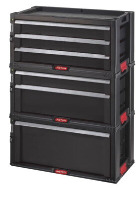Keter 17201228, TOOL CHEST SET, 6 zásuviek, 56x75x29 cm, na náradie