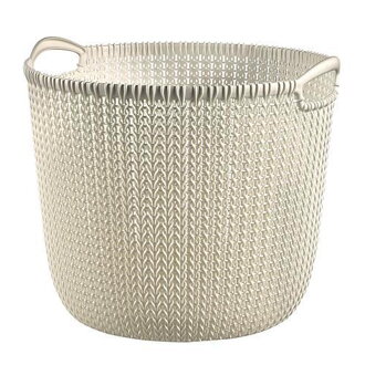 Kôš Curver® KNIT 3678, 7L biely, 24x27x23 cm, na bielizeň