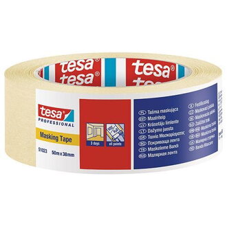 Páska tesa® PRO, maskovacia, 38 mm, L-50 m