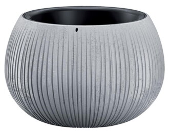 Prosperplast Kvetináč BETON Bowl, 29/19x20 cm, sivý