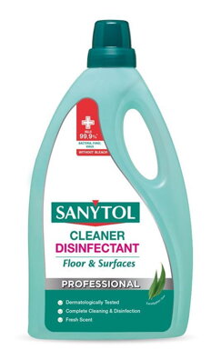 Dezinfekcia Sanytol, univerzálny čistič, na podlahy, eukalyptus, 5000 ml