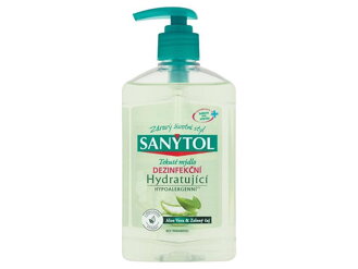 Mydlo Sanytol, dezinfekčné, hydratujúce, 250 ml