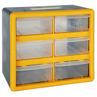 Organizér STREND PRO SBx3045-A, 06 zásuvkový, 265x160x235 mm, max. 12 kg