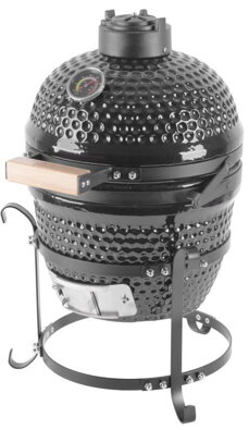 Gril Strend Pro Kamado Egg 13", priemer 27 cm, gril. výška 34,5 cm, čierny, 35x40,5x55 cm