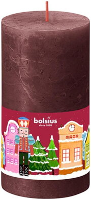 Bolsius Luskáčik, valec, vianočná, 54 hod., 68x130 mm