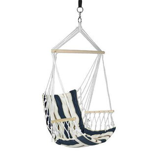 ST Leisure Equipment Kreslo CRAIG, modré, bavlna, max. 150 kg, 100x50 cm