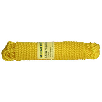 Šnúra Cloth-Line 20 m, PE, žltá
