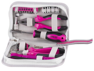 Strend Pro Sada náradia LADIES SET12, 23 dielna, pink/ružová