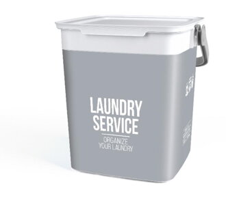 Kôš KIS Chic Laundry Bag, sivý, 23x25,5x25 cm, na bielizeň, prádlo