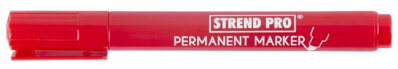Strend Pro Značkovač Permanent, 12 ks, červený
