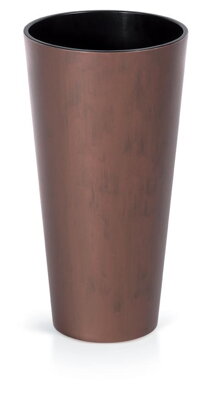 Prosperplast Kvetináč TUBUS Slim Corten 150x286 mm, medený, vložka