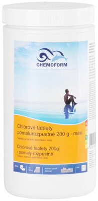 Chlór Chemoform 0505, 200 g, tablety, pomalorozpustné, bal. 1 kg