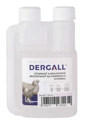 DERGALL® 100 ml, prostriedok proti parazitom, na hydinu