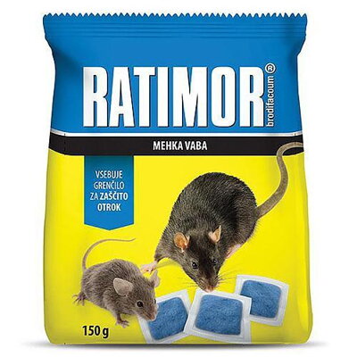 Ratimor 150g mäkká návnada na myši a potkany