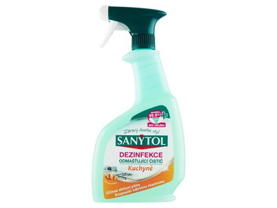 Dezinfekcia Sanytol, odmasťujúci čistič, do kuchyne, 500 ml