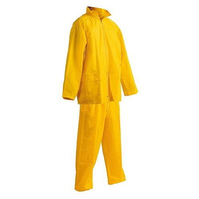 Červa Oblek CARINA žltý L, Pvc, nepremokavý, s kapucňou