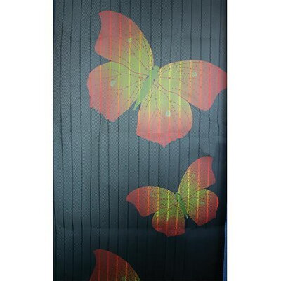 Sieť proti hmyzu Strend Pro, 218x096 cm, 9x magnet, s motýlím vzorom