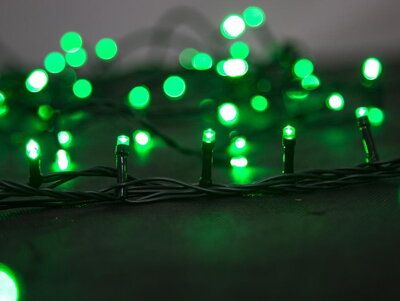 Reťaz MagicHome Serpens 100L LED zelená, IP44, 8 funkcii, s adaptérom, exteriér