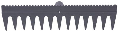 Strend Pro Hrable R140, 13 zubé, plastové, s urovnávacou hranou