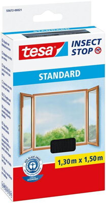 Tesa Standard, proti hmyzu, antracit, 1500 mm, L-1,5 m