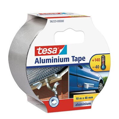 Páska tesa® Aluminium, hliníková, 50 mm, L-10 m