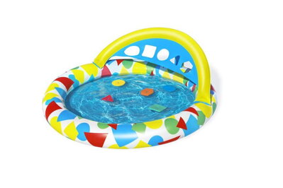 Bestway 52378, Splash & Learn Bazénik detský, nafukovací, s vkladaním tvarov 1,20x1,17x0,46 m
