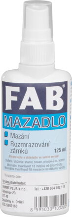 Mazadlo na zámky FAB 125 ml