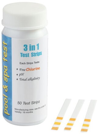 Pásiky Chemoform 4522005, testovacie, pH/Cl/Alkalinita