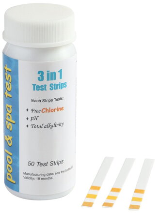 Pásiky Chemoform 4522005, testovacie, pH/Cl/Alkalinita