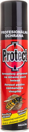Sprej PROTECT, aerosol, na ničenie osích hniezd, 400 ml