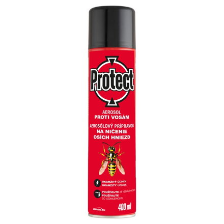 Sprej PROTECT – aerosol na ničenie osích hniezd, 400 ml