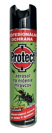 Sprej PROTECT, aerosol, na ničenie mravcov, 400 ml