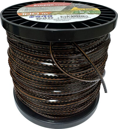 Silón na kosenie SawLine 2,4 mm, 100 m, zúbkovaný