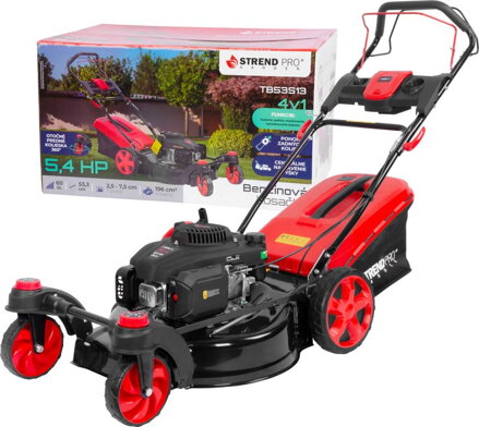 Kosačka Strend Pro TB53S13, benzínová, 4,0 kW, záber 53,3 cm, s pojazdom, otočné predné kolesá, LONCIN