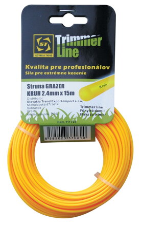Silon na kosenie Grazer Pro 3,0 mm, 15 m, okrúhly