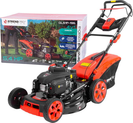 Kosačka Strend Pro QL51P-196, benzínová, 4,0 kW, záber 50 cm, s pojazdom, LONCIN