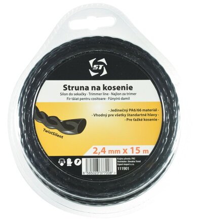 Silon na kosenie TwistSilent Professional 2,4 mm, L-15 m