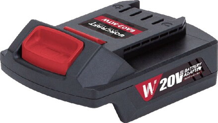 Adaptér Worcraft ShareSYS, 20 V, napájanie na akumulátor