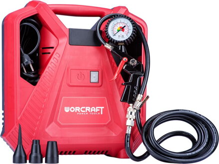 Kompresor Worcraft PAC11-180, 1.1kW, bezolejový