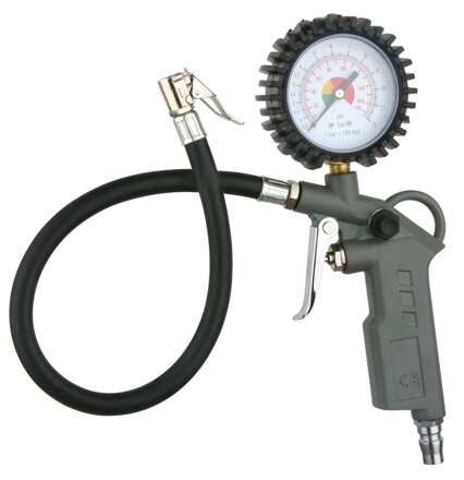 Pištoľ na kompresor Airtool TG-11, s manometrom, plnič pneumatík