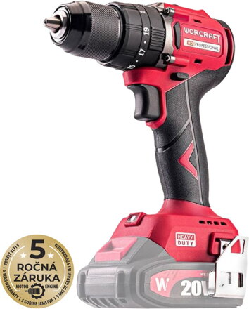 Skrutkovač Worcraft CHD-S20LiBC ShareSYS, 20V, bezuhlíkový