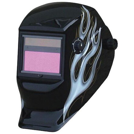 Zváračská kukla Galaxy SilverFlame, AutoDark, samostmievacia, 2 senzorová