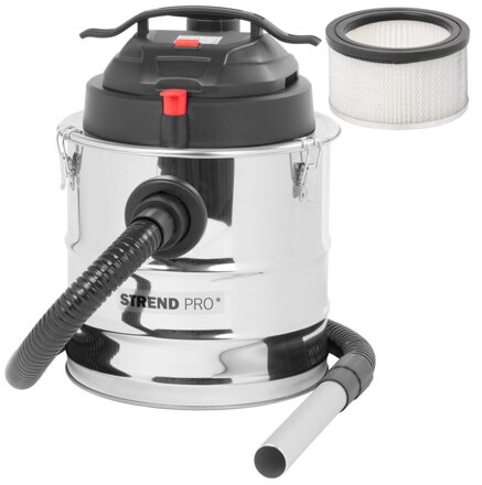 Vysávač na popol Strend Pro AV605, 18 litrov, 1200 W, HEPA filter, funkcia oklep