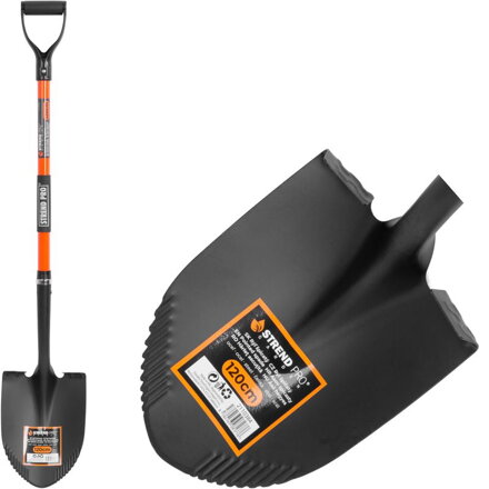 Rýľ Strend Pro Premium, špicatý, sklolaminátová D násada